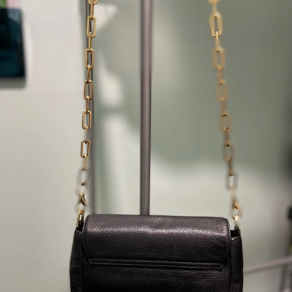 Tory Burch Black Leather Crossbody Bag